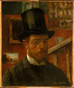 Charles L. Cottet - Self-Portrait - 1934.178 - Fogg Museum