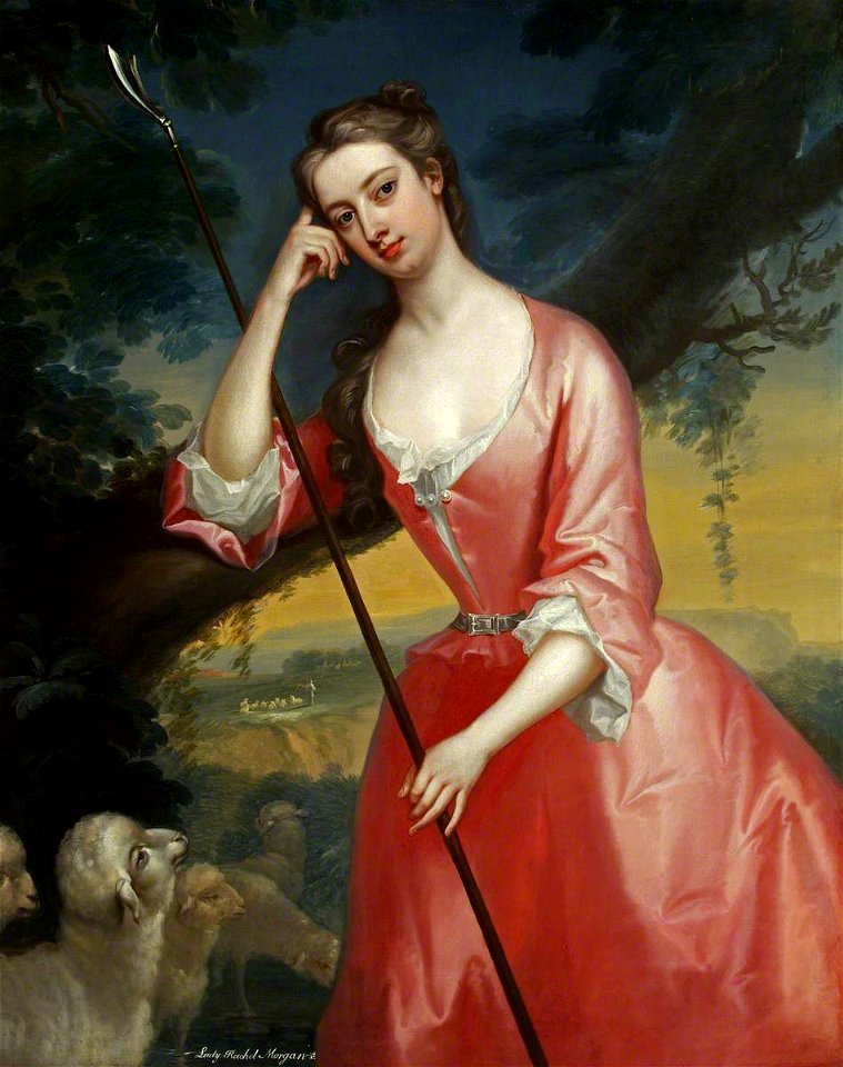 Charles Jervas (c.1675-1739) - Lady Rachel Cavendish (1697–1780), Lady Morgan, as a Shepherdess - 1553687 - National Trust