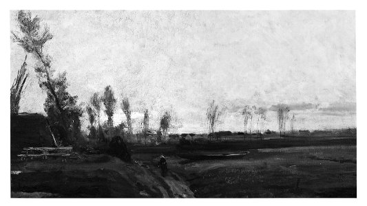 Charles François Daubigny - Sunset by a River - 19.89 - Museum of Fine Arts