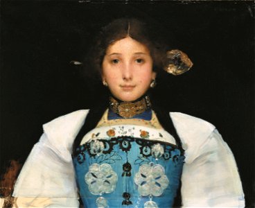 Charles Giron, Jeune fille d'Unterwald (Unterwaldienne), 1899