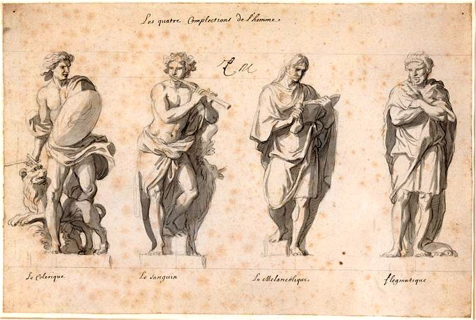 Charles Le Brun-Grande Commande-Les Quatre temperaments