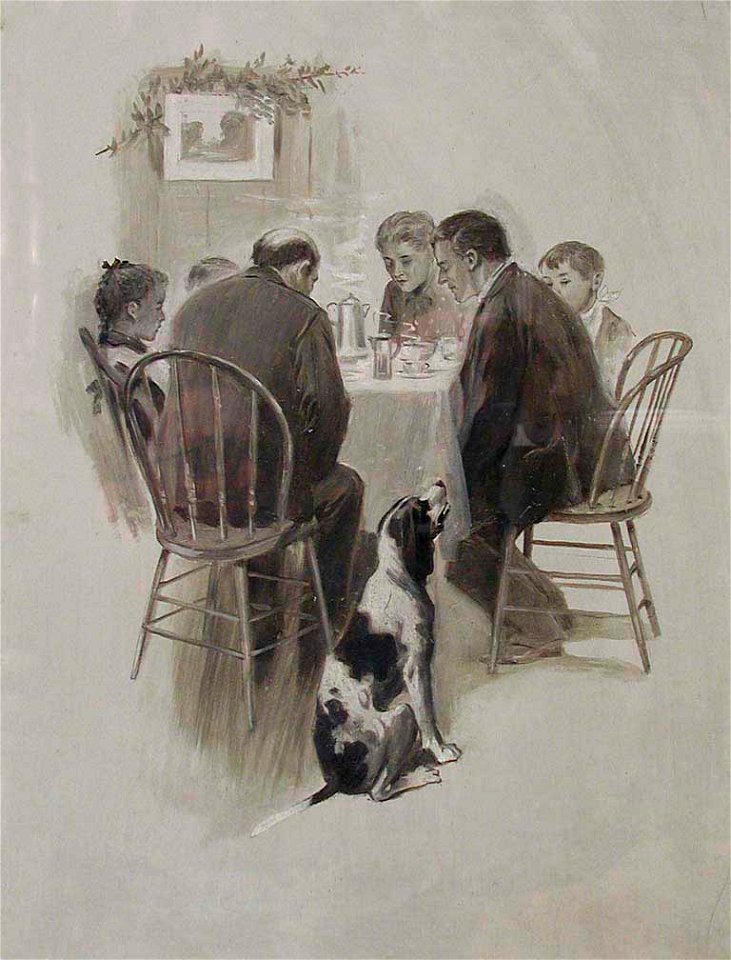 Charles M. Relyea - Illustration for James Whitcomb Riley's A Defective Santa Claus - 1985.126 - Indianapolis Museum of Art