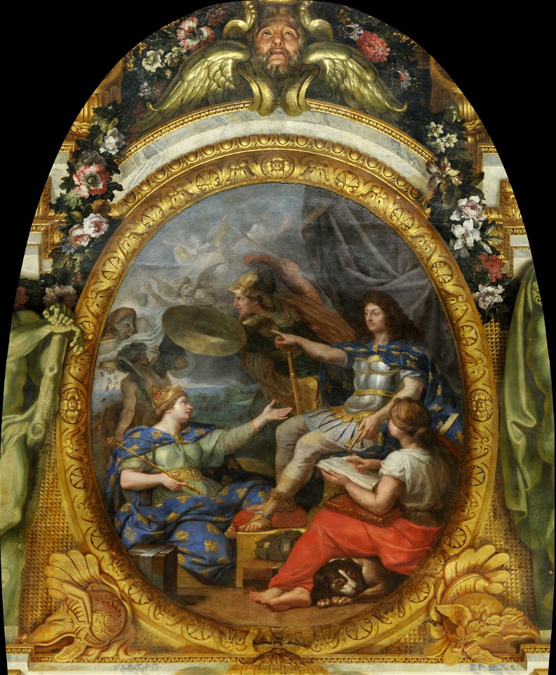 Charles Le Brun - L'Ordre rétabli dans les finances, 1662 - Google Art Project