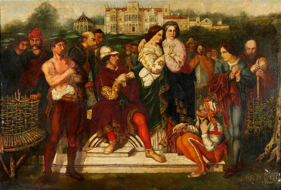 Charles Junior Hunt (1829-1900) (possibly) - Orlando about to Engage with Charles the Wrestler (from William Shakespeare's 'As You Like It') - 1288991 - National Trust