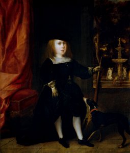 Charles II as a child