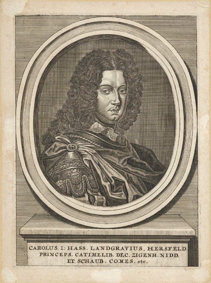 Charles I Of Hesse-kassel - Free Stock Illustrations 