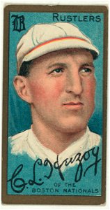 Charles L. Herzog, Boston Rustlers, baseball card portrait LCCN2008677453