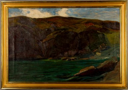 Charles Herbert Woodbury - Cliffs and Sea at Ogunquit, Maine - 1927.211 - Fogg Museum