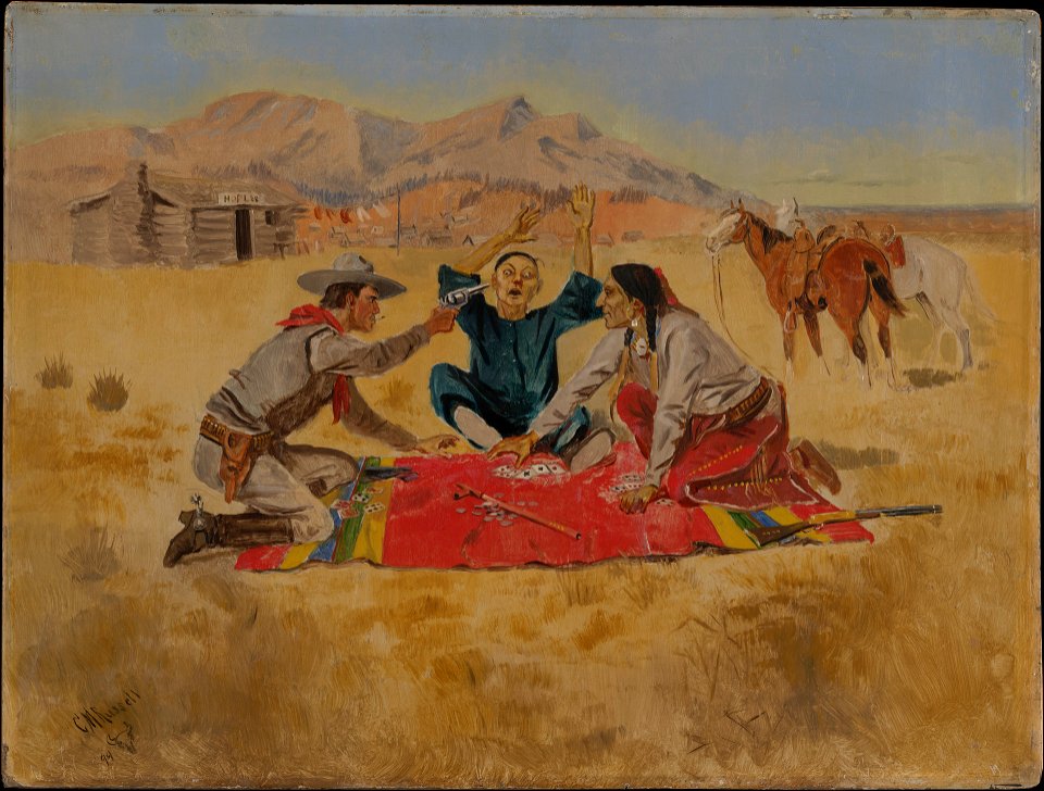 Charles Marion Russell - Not a Chinaman’s Chance - 2007.56.2 - Yale University Art Gallery