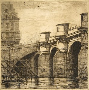 Charles Meryon, Pont-Neuf, Paris, 1853 n2