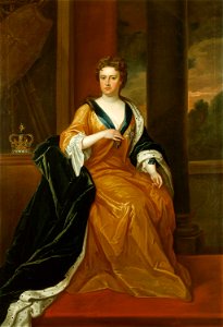 Charles Jervas (c. 1675-1739) - Queen Anne (1665-1714) after Kneller - RCIN 405676 - Royal Collection