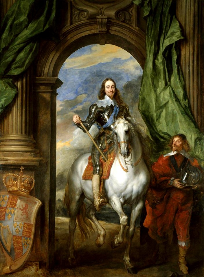 Charles I with M. de St Antoine (1633); Anthony Van Dyck