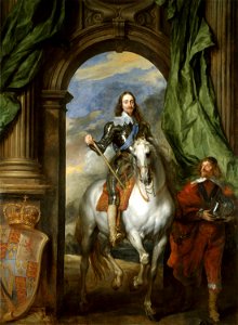 Charles I with M. de St Antoine (1633); Anthony Van Dyck. Free illustration for personal and commercial use.