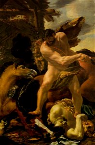 Charles Le Brun (1619-1690) - Hercules Vanquishing Diomedes - NCM 1893-52 - Nottingham Castle Museum and Art Gallery