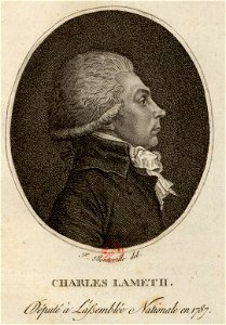 Charles Lameth - gravure de Bonneville