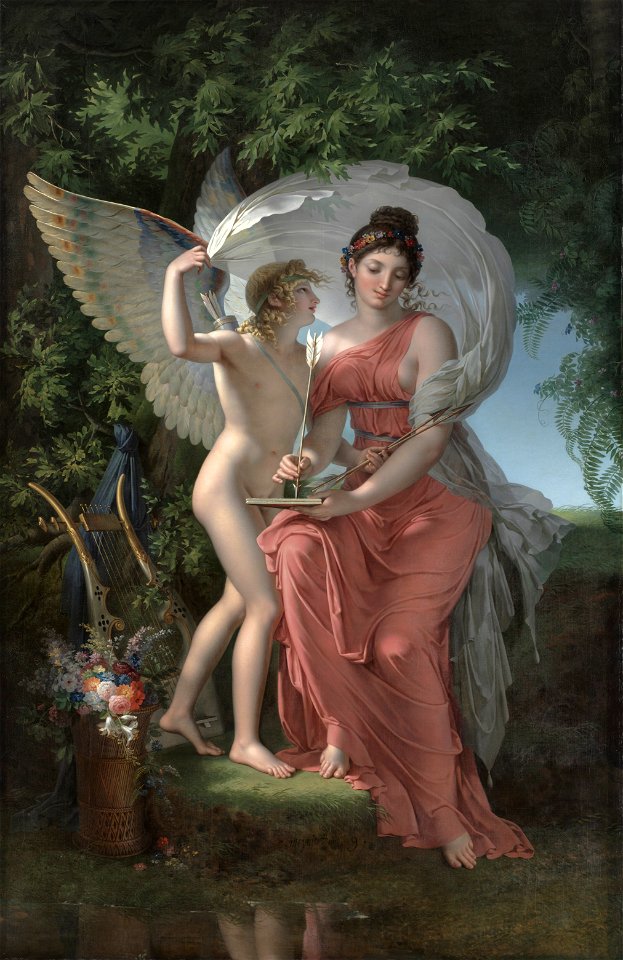 Charles Meynier - Erato, Muse of Lyrical Poetry - 2003.6.2 - Cleveland Museum of Art