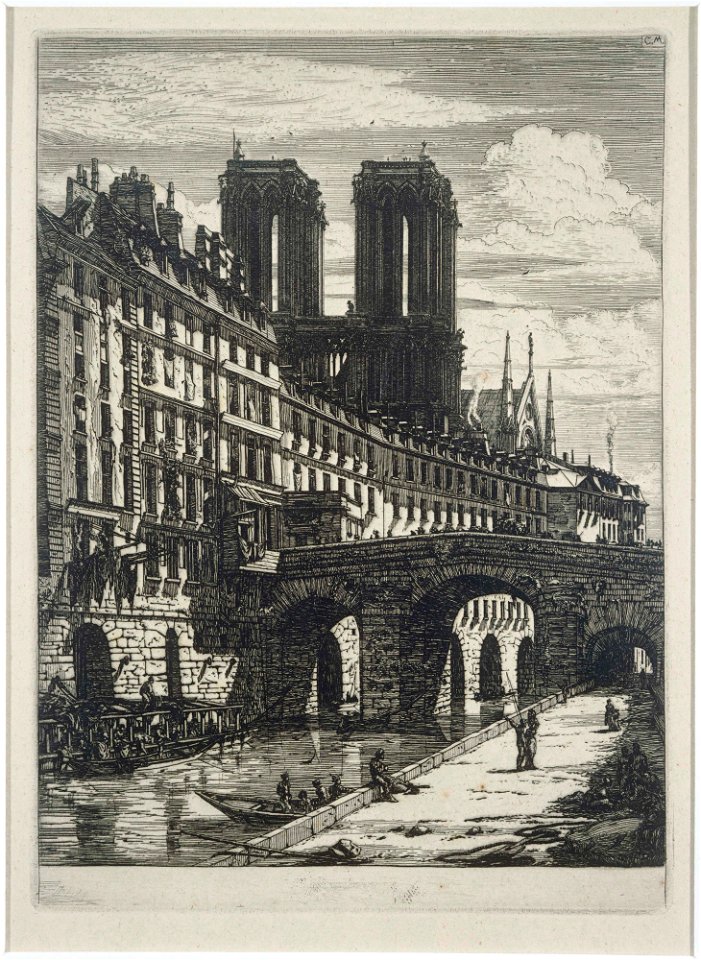 Charles Meryon - Le Petit Pont - Google Art Project