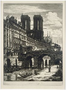 Charles Meryon - Le Petit Pont - Google Art Project