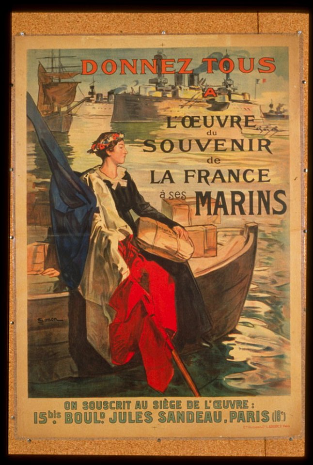 Donnez tous à l'Oeuvre du Souvenir de la France à ses marins LCCN99613534