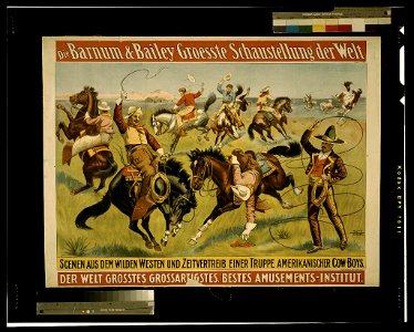 Die Barnum & Bailey groesste schaustellung der welt Der welt grösstes, grossartigstes, bestes amusements-institut. LCCN2003689492
