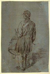 Drawing, Drummer Seen from the Back, probably 1864 (CH 18173687)
