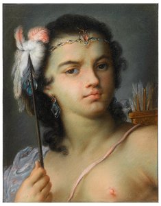 Drawing, Personification of America, before 1720 (CH 18429645-2)