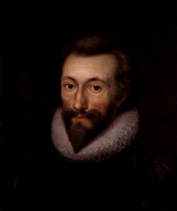 John Donne by Isaac Oliver. Free illustration for personal and commercial use.