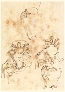 Drawing, Sketches for Frames and Escutcheons, 1758–69 (CH 18127797)