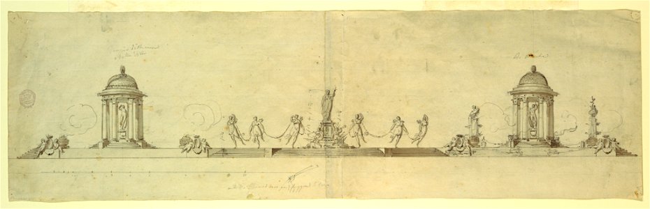 Drawing, Design for a surtout de table (Centerpiece), 1775–1800 (CH 18125619)