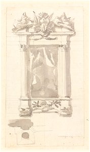 Drawing, Design for a Window Case, 18th century (CH 18127385)
