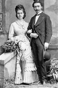 Gustav and Charlotte Przibram, ca. 1875