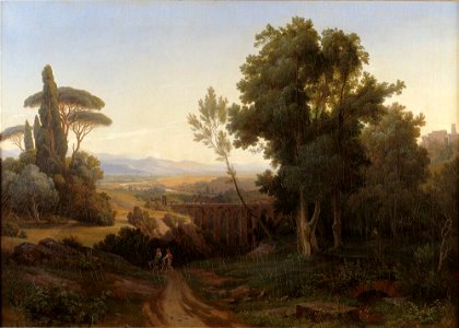Gustaf Wilhelm Palm - View from the Cività Castellana - NM 1524 - Nationalmuseum