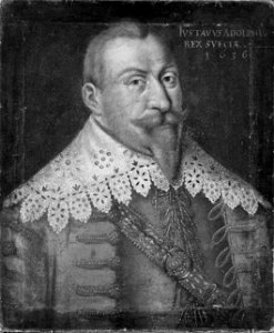 Gustav II Adolf (1594-1632), kung av Sverige, gift med Maria Eleonora av Brandenburg - Nationalmuseum - 39387