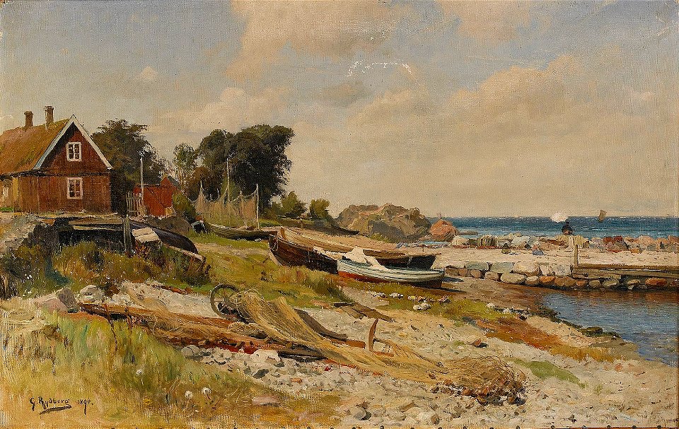 Gustaf Rydberg - Sommardag, Arilds läge (1894)