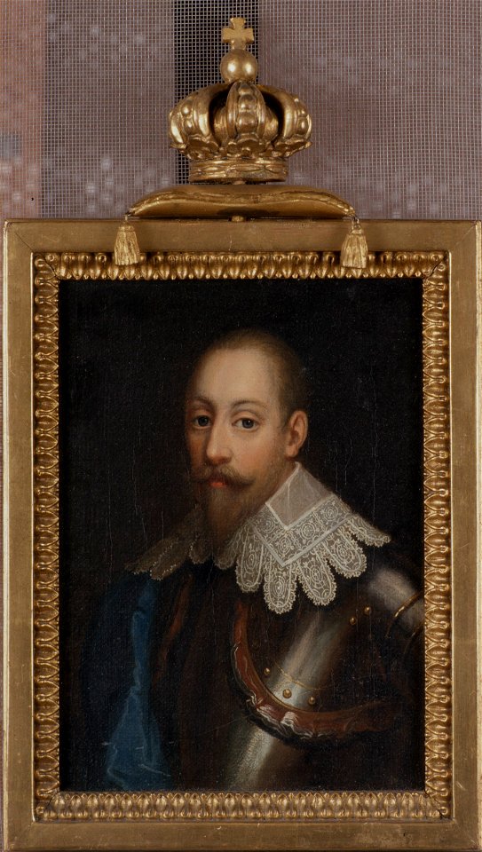 Gustav II Adolf, 1594-1632, kung av Sverige (Ulrica Fredrica Pasch) - Nationalmuseum - 39200