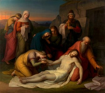Gustav Jäger (1808-71) - The Entombment of Christ - RCIN 408978 - Royal Collection