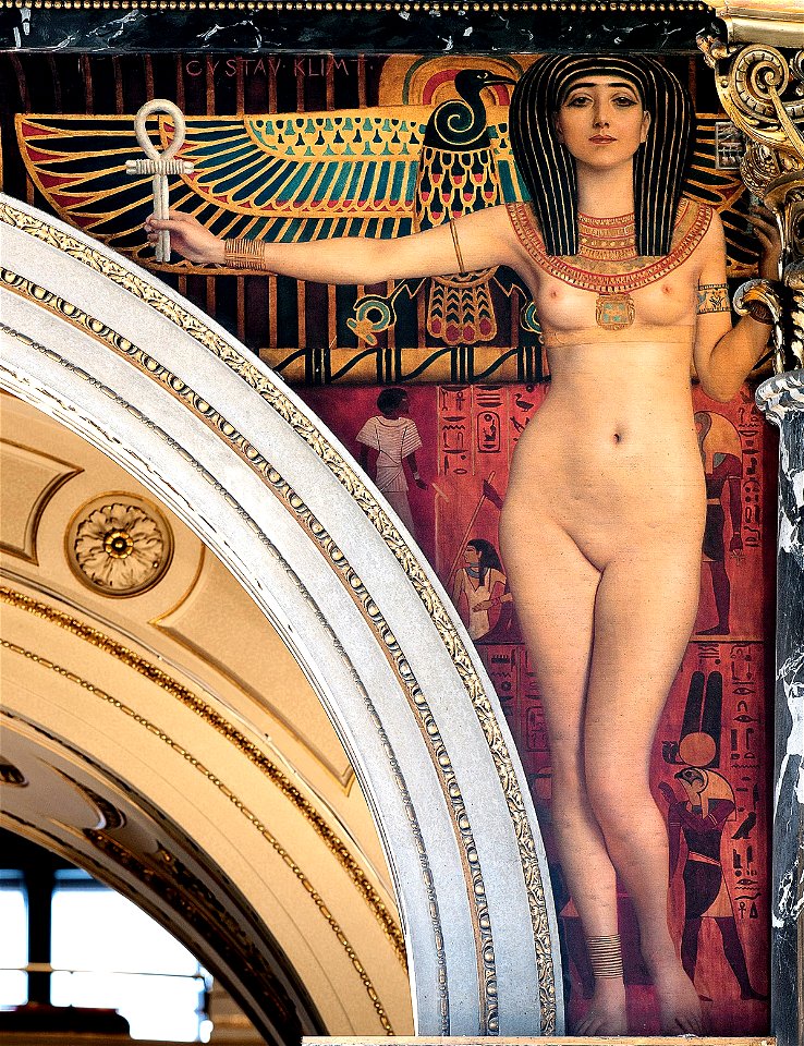 Gustav Klimt - Aegypten I & II - Kunsthistorisches Museum Wien - Detail