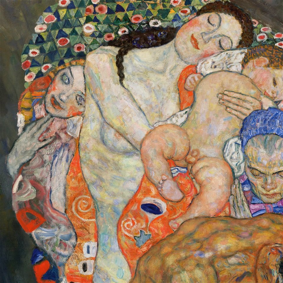 Gustav Klimt - Death and Life - detail Google Art Project