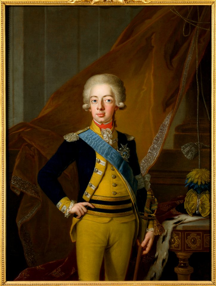 Gustav IV Adolf, 1778-1837, konung av Sverige (Per Krafft d.ä.) - Nationalmuseum - 15079