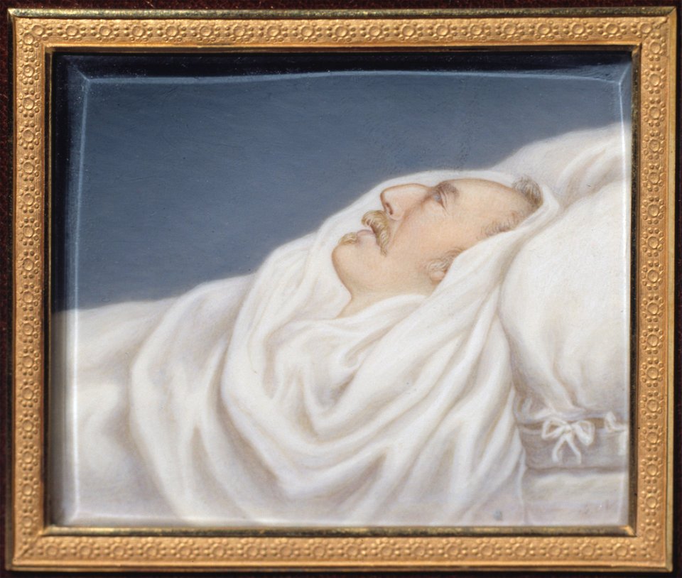 Gustav IV Adolf, 1778-1837, på dödsbädden (Gustav Nehrlich) - Nationalmuseum - 37530
