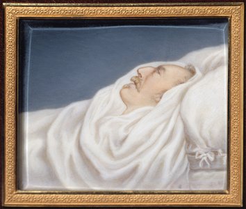 Gustav IV Adolf, 1778-1837, på dödsbädden (Gustav Nehrlich) - Nationalmuseum - 37530