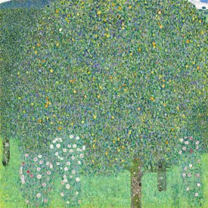 Gustav Klimt - Rosebushes under the Trees - Google Art Project