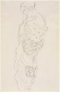 Gustav Klimt - Woman in Kimono, left shoulder bare - Google Art Project
