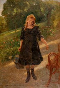 Gustav Gaupp Die kleine Gärtnerin