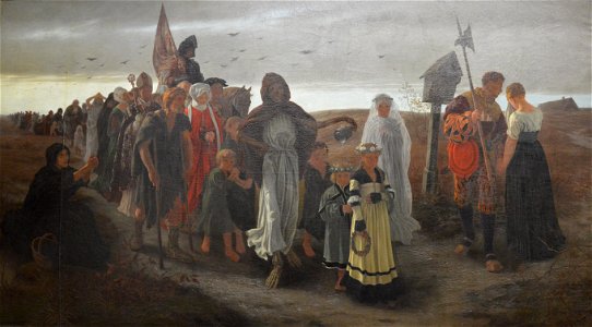 Gustav Spangenberg - Der Zug des Todes (The Train of Death) - 1876