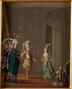 Gustav III, 1746-1792, kung av Sverige och Ulrika Eleonora von Fersen, 1749-1810 - Nationalmuseum - 39857