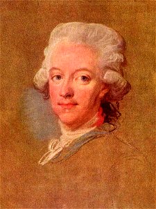 Gustav III of Sweden c 1785 by Lorens Pasch the Younger. Free illustration for personal and commercial use.