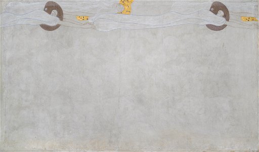 Gustav Klimt - Beethovenfries, Die Sehnsucht nach Glück (Tafel 4, linke Langwand) - 5987-4 - Österreichische Galerie Belvedere