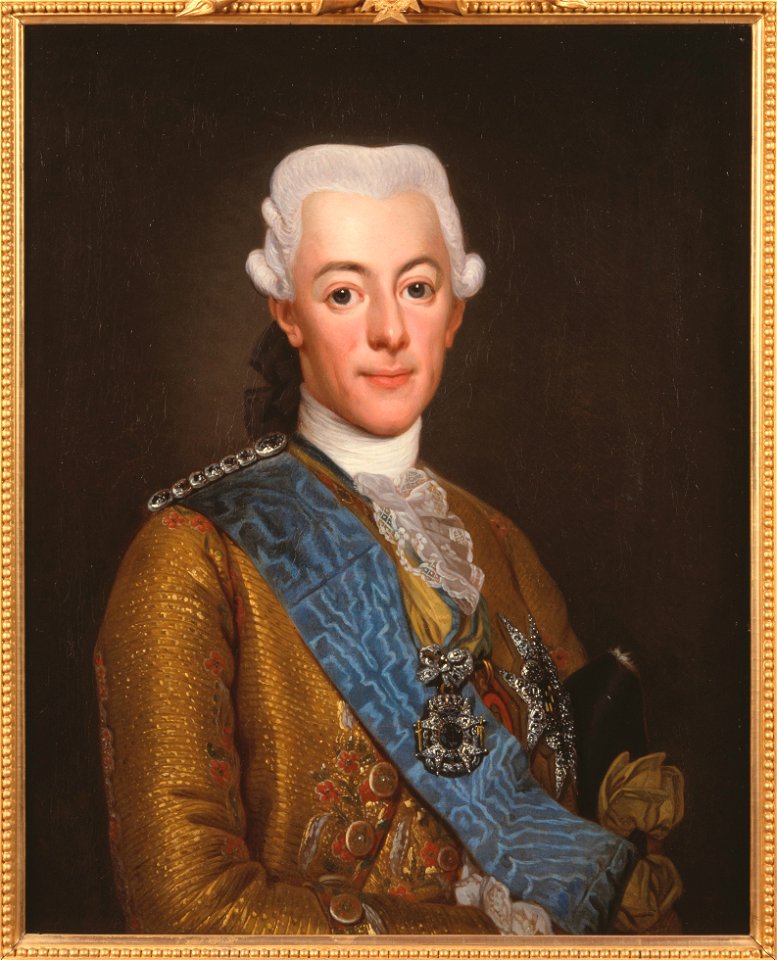 Gustav III, 1746-1792, konung av Sverige (Per Krafft d.ä.) - Nationalmuseum - 15068