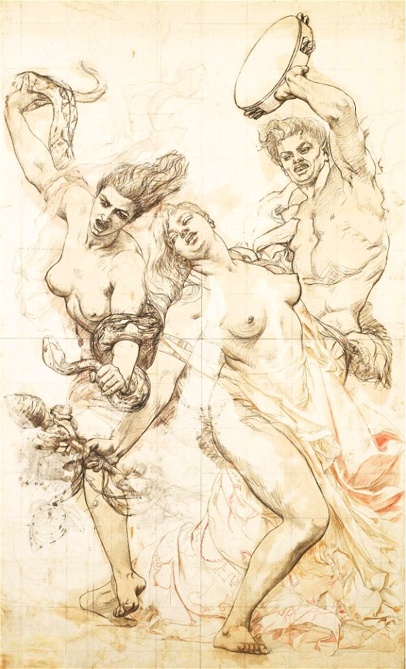 Gustave Boulanger, Project for the Foyer de la Dance at the Opera Garnier, Paris